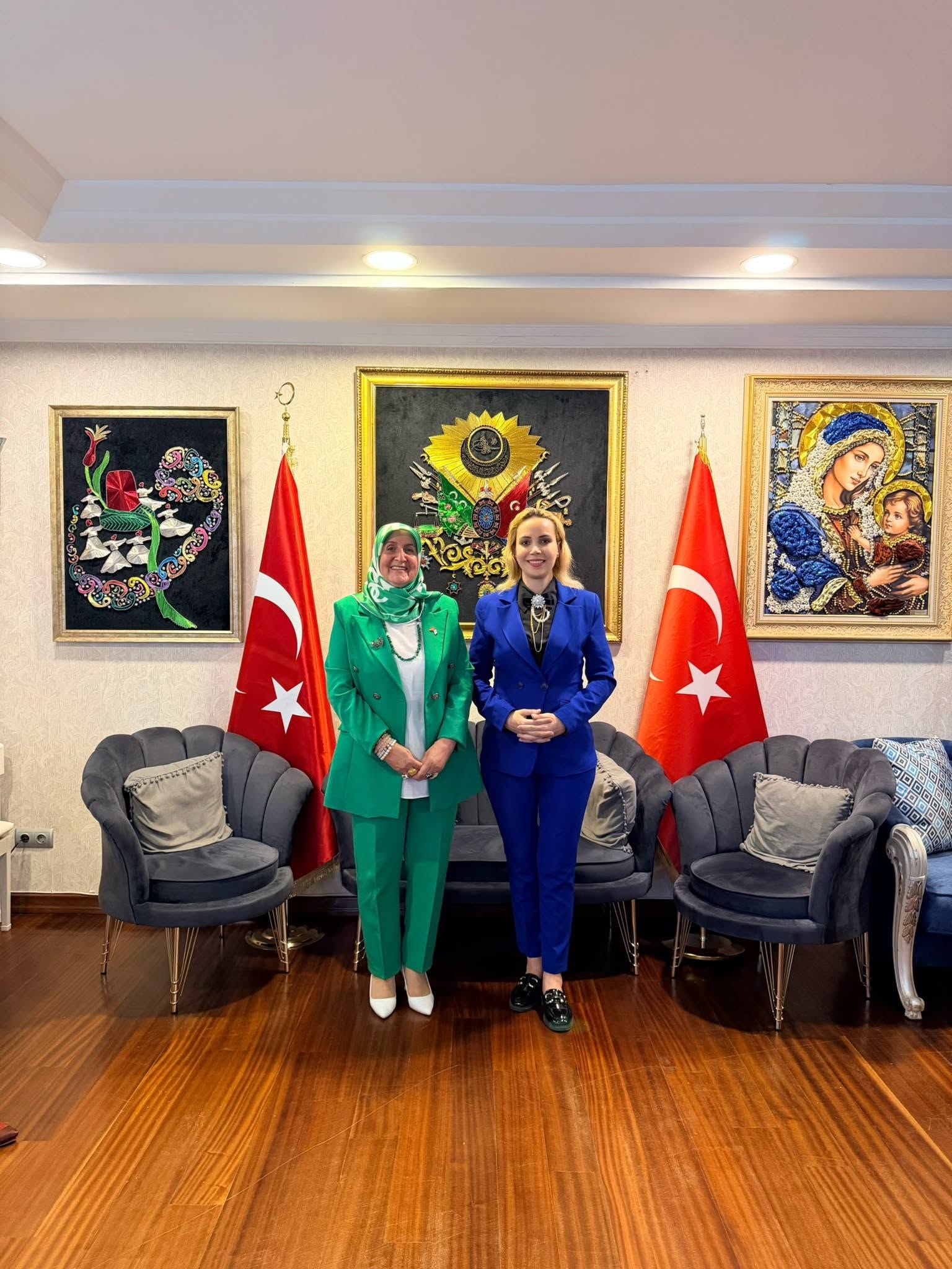 VALERENA YASHOU HANIM’A ANLAMLI ZİYARET - KÜLTÜR VE SANAT - UGKTED